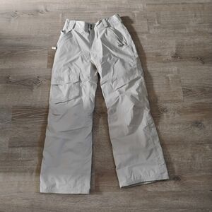 The North Face HyVent Waterproof Snow Pants - Girls Large - Cream/Beige